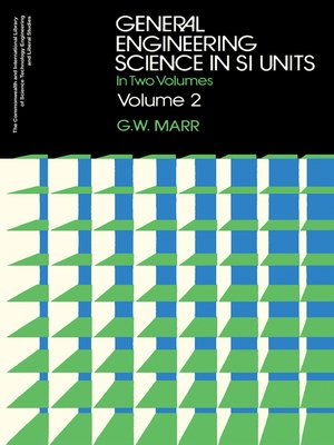 cover image of General Engineering Science in SI Units